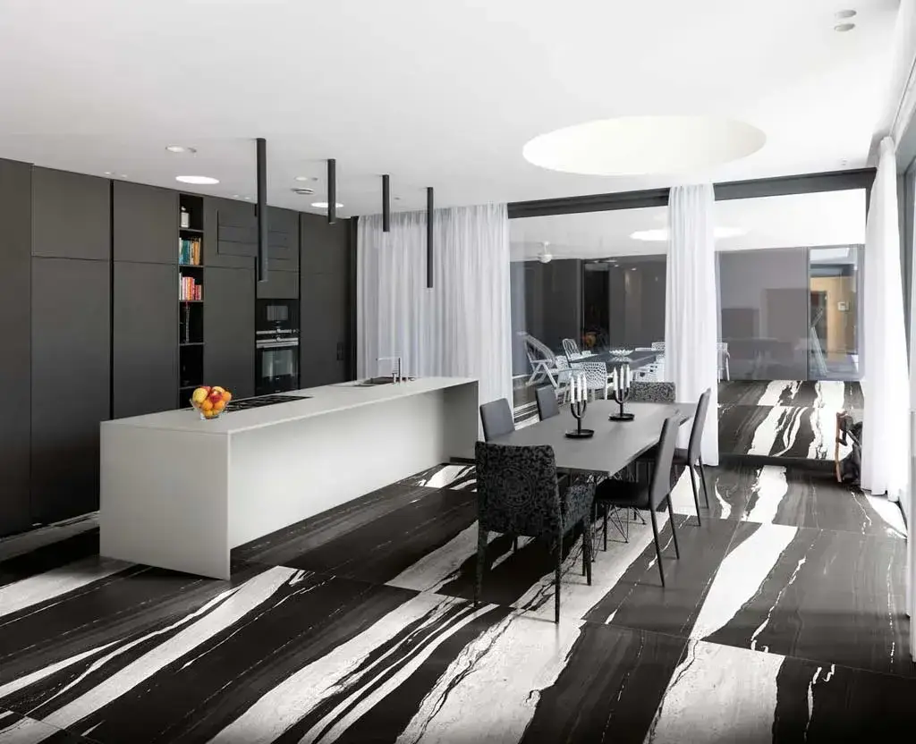 Интерьер Floor Gres B&w marble - 11