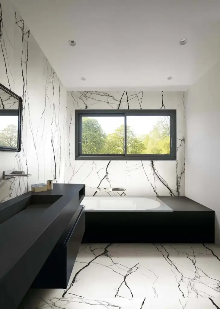 Интерьер Floor Gres B&w marble - 13