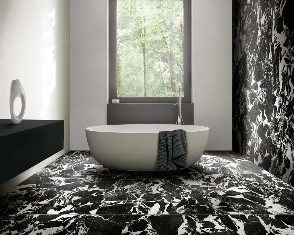 Интерьер Floor Gres B&w marble - 2