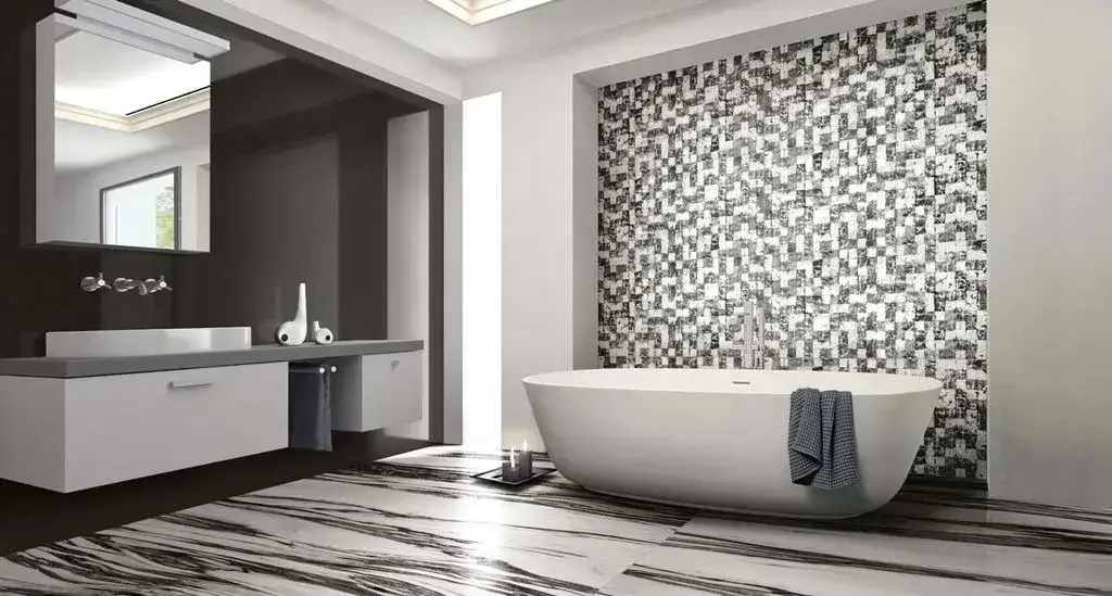 Интерьер Floor Gres B&w marble - 4