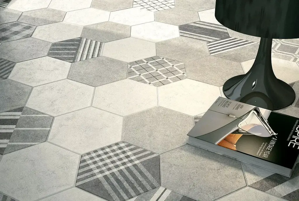 Интерьер Equipe Hexatile Cement