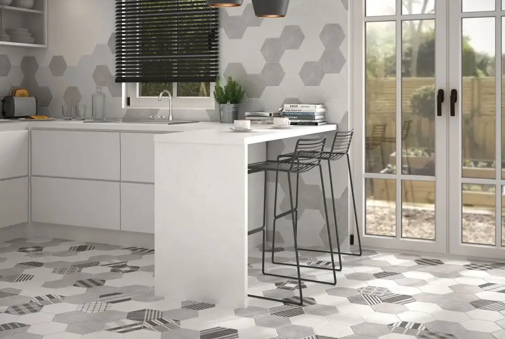 Интерьер Equipe Hexatile Cement - 8