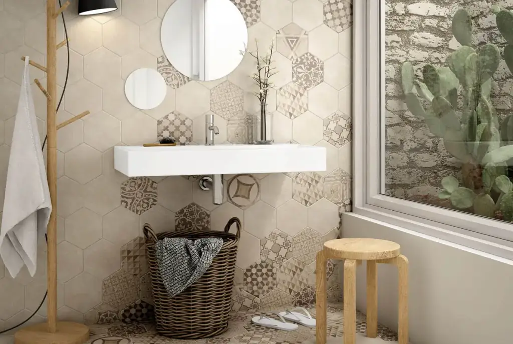 Интерьер Equipe Hexatile Cement