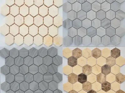 Caramelle Mosaic Pietrine Hexagonal