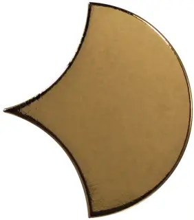 Equipe Fan Керамическая Плитка Золото 10x12 23842