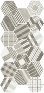 Equipe Hexatile Керамогранит Серый 17x20 22101
