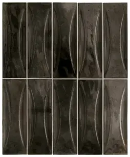 Equipe Hanoi Керамическая Плитка Черный 6x20 30040