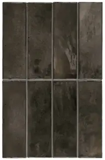 Equipe Hanoi Керамическая Плитка Черный 5x16 30270