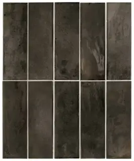 Equipe Hanoi Керамическая Плитка Черный 6x20 30031