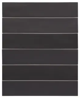 Equipe Wadi Керамическая Плитка Черный 6x30 30060