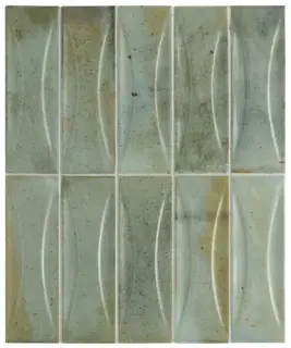 Equipe Hanoi Керамическая Плитка Зеленый 6x20 30042