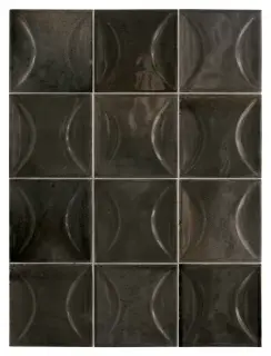 Equipe Hanoi Керамическая Плитка Черный 10x10 30022