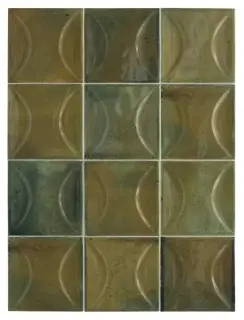 Equipe Hanoi Керамическая Плитка Зеленый 10x10 30025