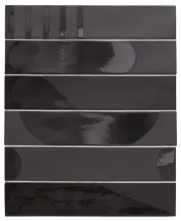 Equipe Wadi Керамическая Плитка Черный 6x30 30174