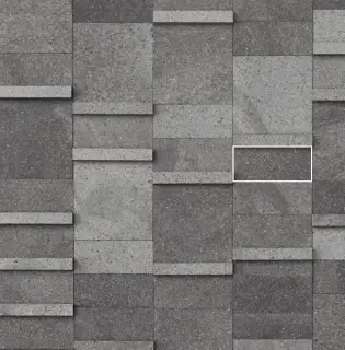 Mirage Oltrenero Натуральный Камень Серый 8x20 CIG3