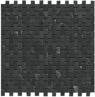 ROMA GRAFITE BRICK MOSAICO (fMAC) 30x30 Неглазурованный керамогранит
