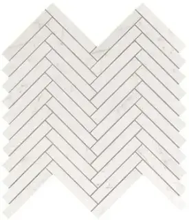 Marvel Carrara Pure Herringbone Wall