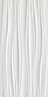 3D Ribbon White Matt 40x80