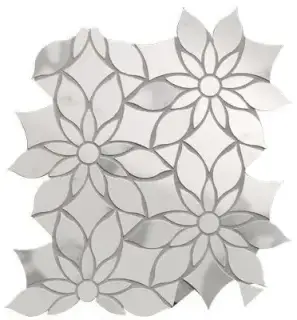 ROMA GOLD CARRARA SUPERIORE DAISY MOSAICO