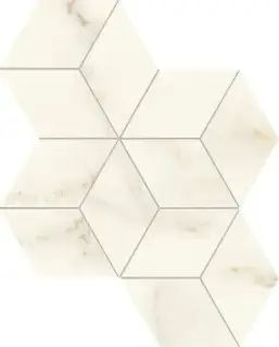 Marvel Calacatta Apuano Mosaico Esagono Silk