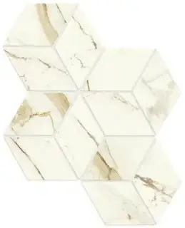 Marvel Calacatta Imperiale Mos. Esagono Matt