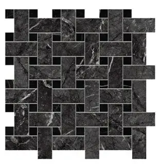 Marvel Grigio Intenso Basket Weave Matt