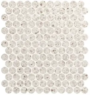 GLIM GEMME BIANCO ROUND MOSAICO MATT