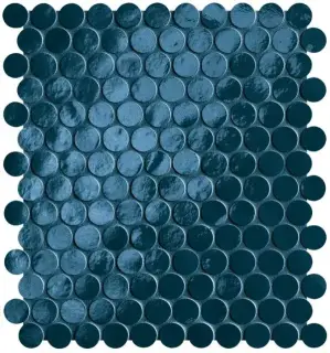 GLIM BLU NAVY ROUND MOSAICO BRILLANTE