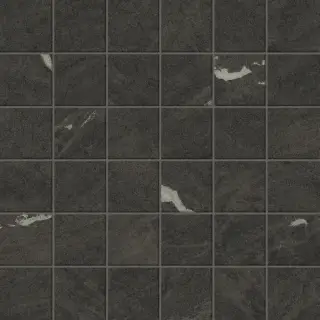 Forte Dei Marmi Rock Venaria Black Mosaic 30x30