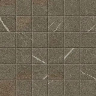 Forte Dei Marmi Rock Alpine Brown Mosaic 30x30
