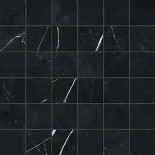 Forte Dei Marmi Elegant Black Mosaic 30x30
