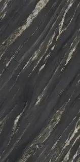 Керамогранит UM6L300674 TROPICAL BLACK Lucidato Shiny 6mm 300x150