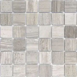 Мозаика Travertino Silver MAT 48x48x7 305x305