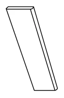 Керамогранит 27616 R.Grunge White/8X60/R