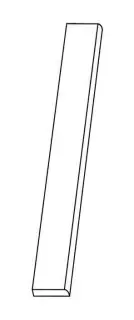 Керамогранит 1040084 Плинтус Brigantino 7,5x60,8