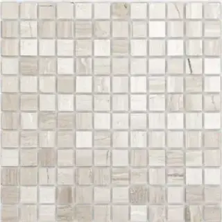 Мозаика Pietrine Travertino Silver POL 2.3x2.3 29.8x29.8