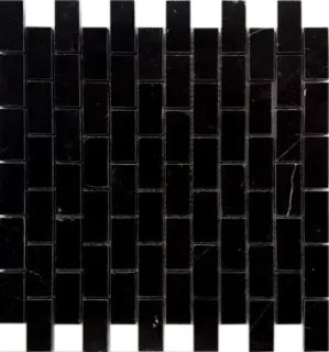 Мозаика Pietrine Nero oriente POL 2.3x4.8 29.8x29.8