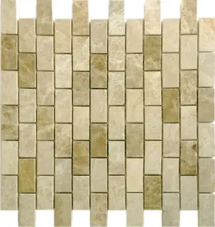 Мозаика Pietrine Emperador Light POL 23x48 - толщ. 4 мм 298X298