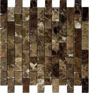 Мозаика Pietrine Emperador Dark POL 2.3x4.8 29.8x29.8