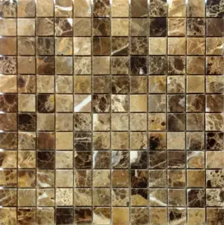 Мозаика Pietrine Emperador Dark POL 2.3x2.3 29.8x29.8