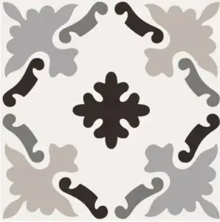 Керамогранит PBW03 patchwork black&white 03 20x20