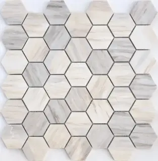 Мозаика Nuvola rosato POL hex 23x40x6 292x289x6