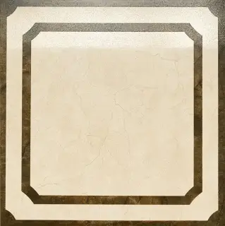 Керамогранит 610080000120 Шарм Крим Вставка Фрэйм Лаппатированная 60х60