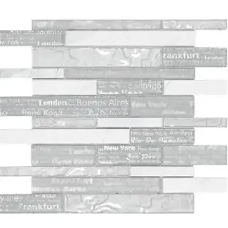 Мозаика 16096 Shapes D.HORIZON White 30x30