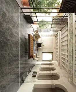 Керамогранит Anima Grey St Laurent Angolo Esterno Quarter Round 1*2