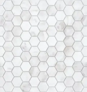 Мозаика Dolomiti bianco MAT hex 18x30x6 295x305x6