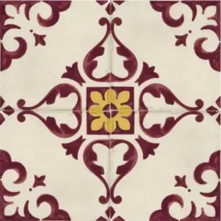 Керамогранит Декор 8333 Jolie Ivoire Purple Trama (комп/4шт) 10х10