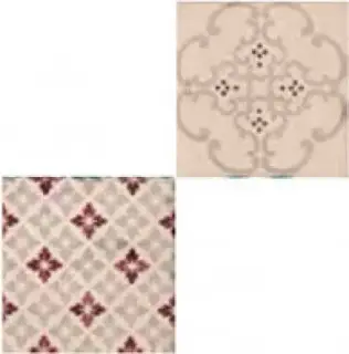 Керамогранит Декор 8325 Jolie Rose Gris Trama (комп/2шт) 10х10