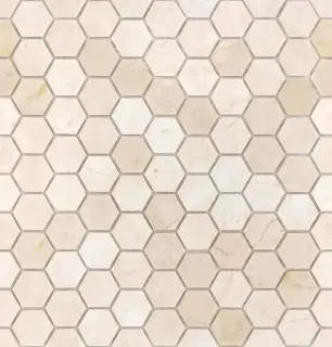 Мозаика Crema Marfil MAT hex 18x30x6 295x305x6