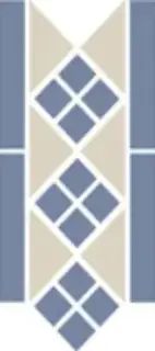 Керамогранит Border LISBON with 1 strip (Tr.16 Dots 11 Strips 11) 28х15